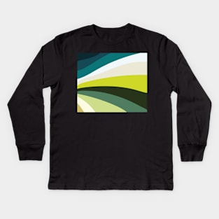 Green Tundra Kids Long Sleeve T-Shirt